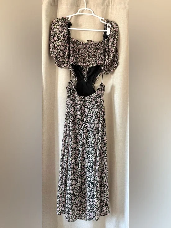 ASTR the Label Ruffle Cutout Midi Dress size S - Picture 5 of 8